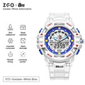 ZGO X Gundam Kids Watch Mechanical Waterproof Sports Electronic Digital Watches For Middle School Student Teenage Boys